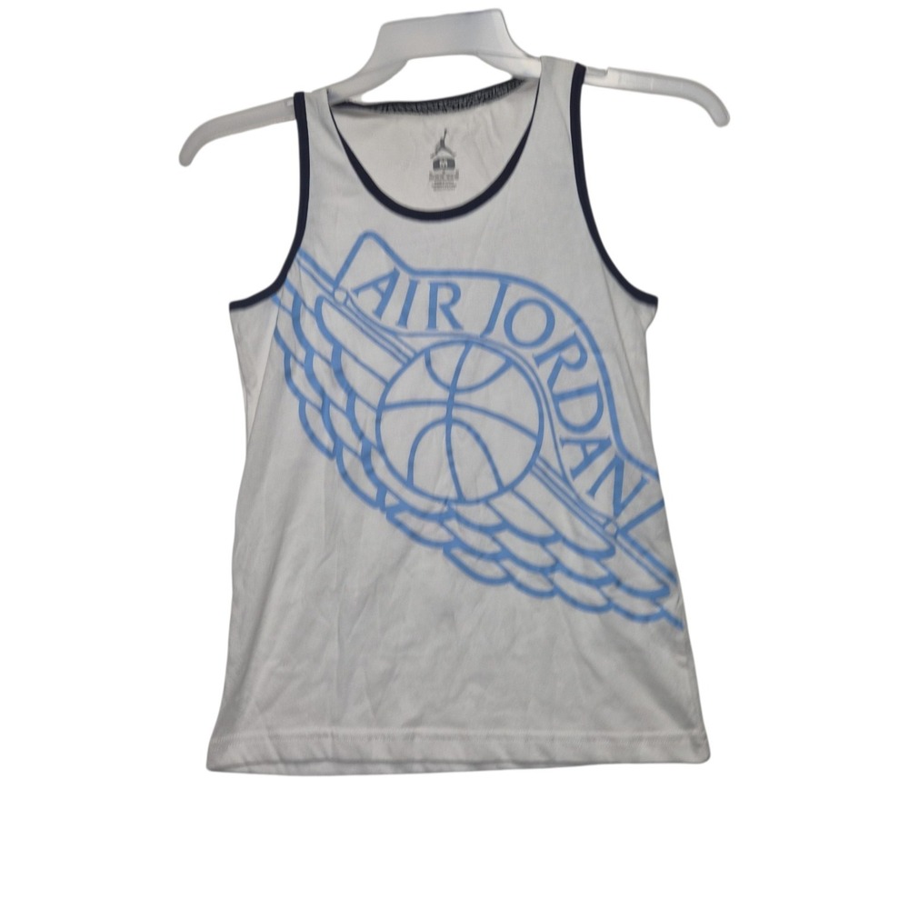 Nike Air Jordan Tank Top Men Size M  Wing Basketball Graphic Light Turquoise
